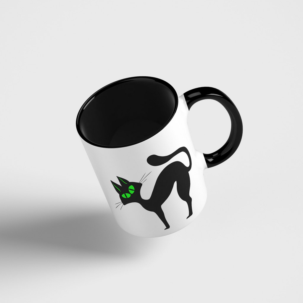 „Miau!“ – Tasse mit lustiger Katze für Katzenliebhaber – Bild 7