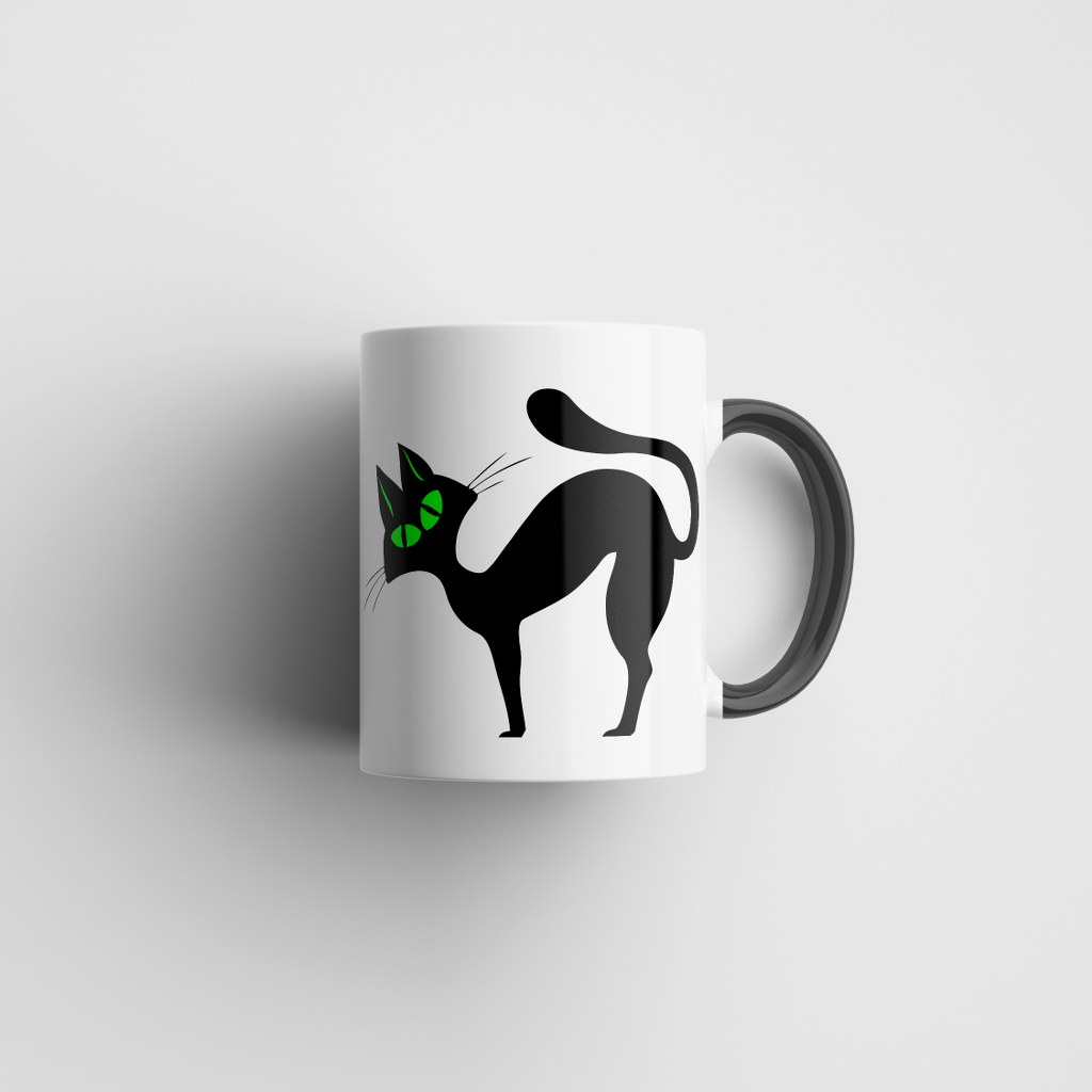 „Miau!“ – Tasse mit lustiger Katze für Katzenliebhaber – Bild 5