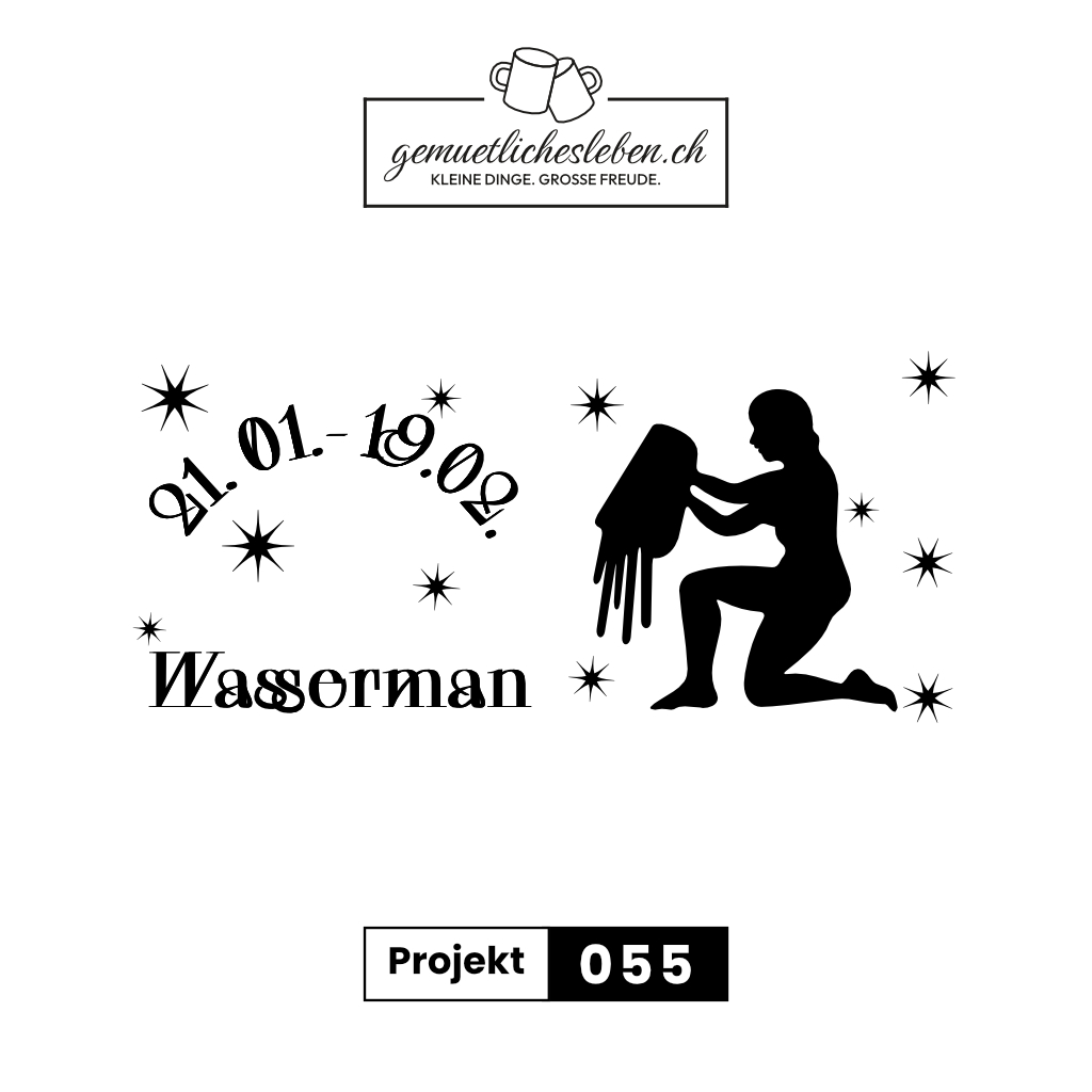 "Wassermann"- Tasse mit Sternzeichen – Bild 4
