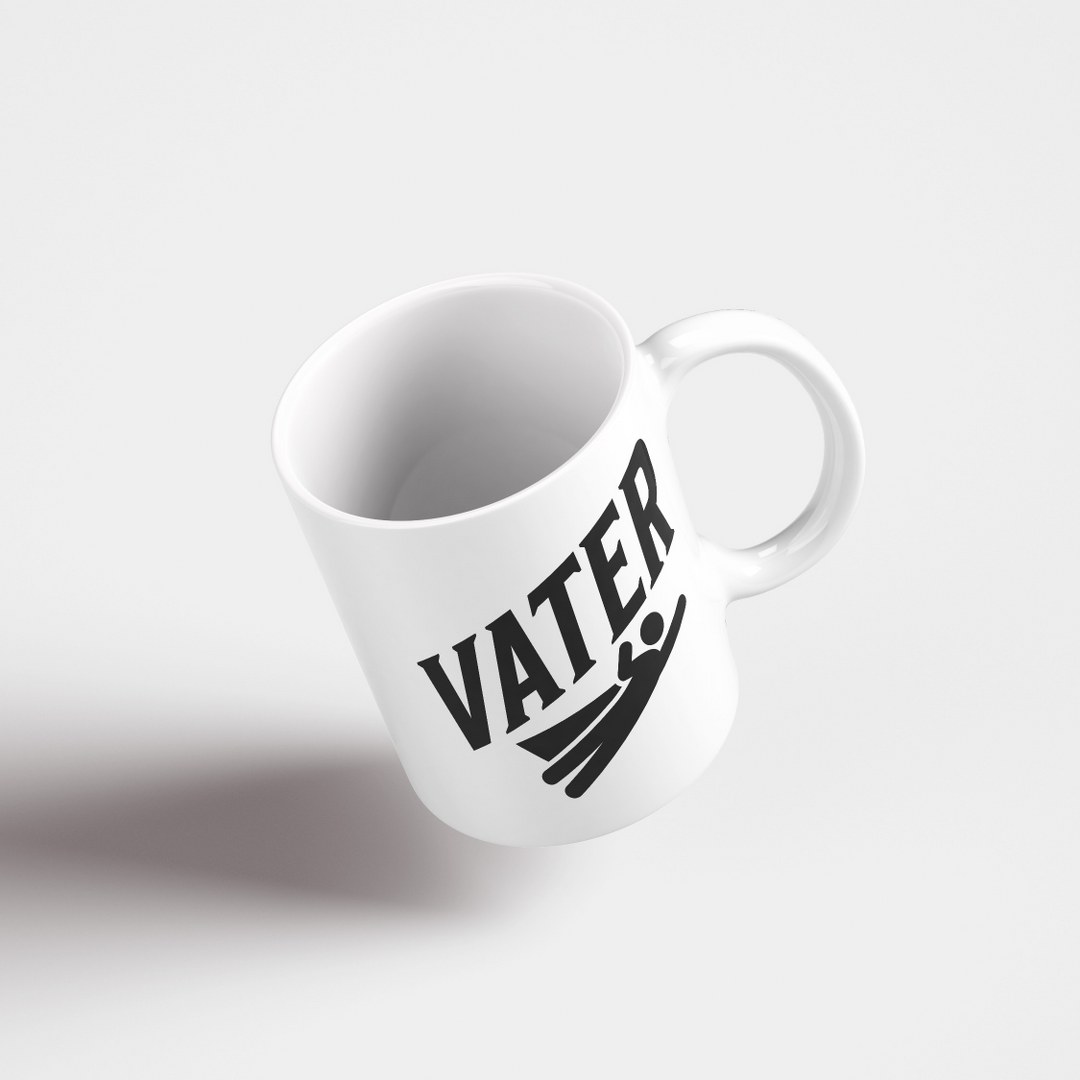 Personalisierte Tasse mit Namen „Super Vater“ – Geschenk für Papa – Bild 2