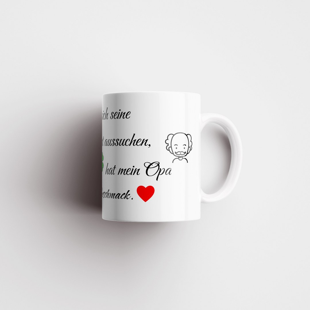 "Opa" - Geschenktasse mit lustigem Spruch. – Bild 2
