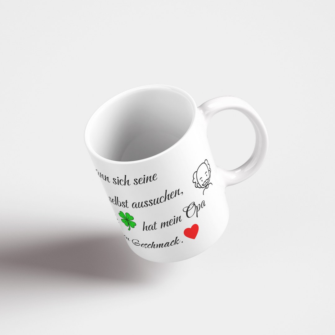 "Opa" - Geschenktasse mit lustigem Spruch. – Bild 3