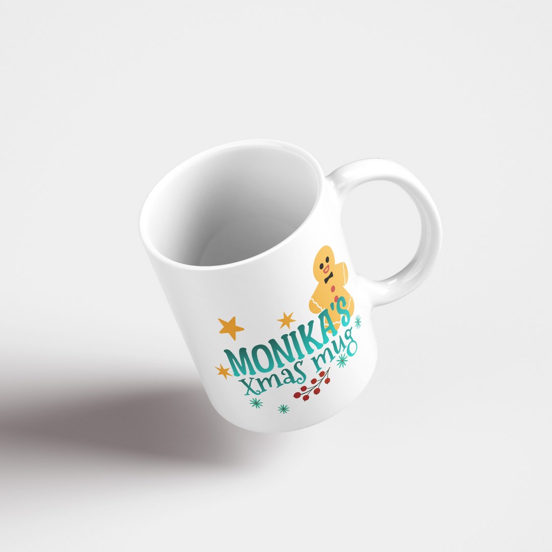 Personalisierte Weihnachtstasse mit Namen – lustiges Xmas-Motiv – ideales Geschenk für die Feiertage – Bild 2