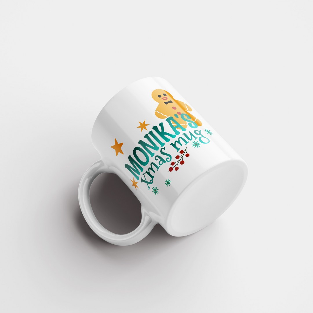 Personalisierte Weihnachtstasse mit Namen – lustiges Xmas-Motiv – ideales Geschenk für die Feiertage – Bild 3