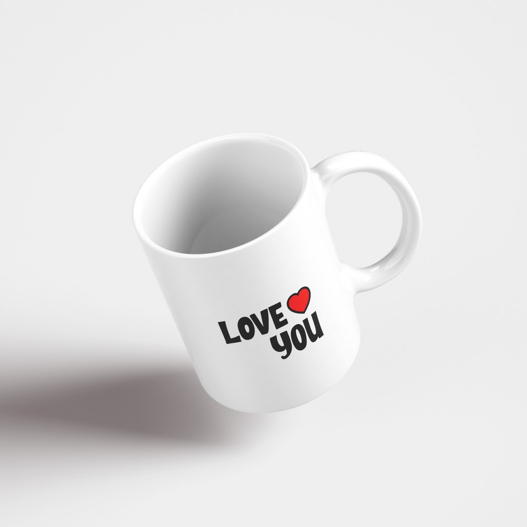 Tasse "Love You" mit Herz – Perfektes Geschenk für Valentinstag, Jubiläum und andere besondere Anlässe. – Bild 2