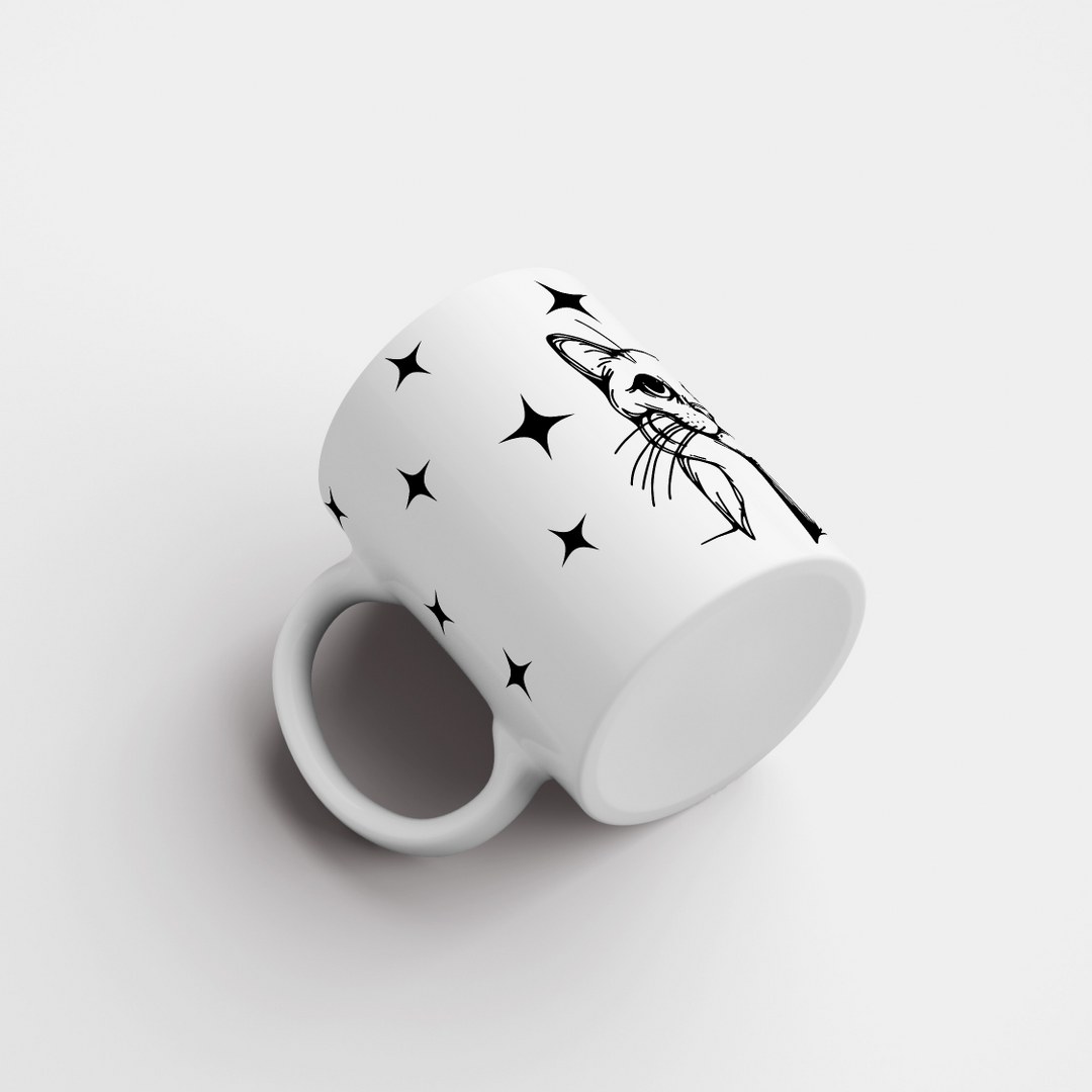 Katzen-Tasse „Sternennacht“ – Verträumtes Design für Katzenliebhaber – Bild 4