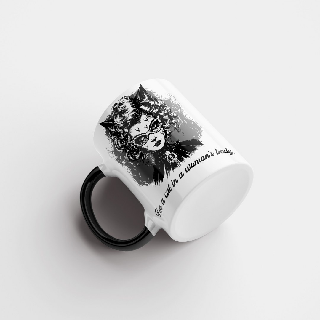 Tasse mit lustigem Spruch – Geschenkidee für Katzenliebhaberinnen – Bild 6