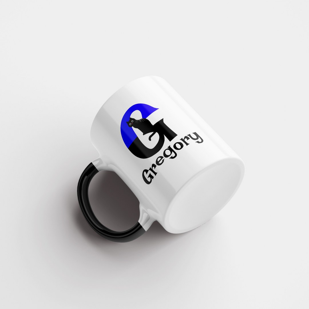 Personalisierte Tasse mit Namen und Buchstaben – lustige Katzentasse – Bild 6