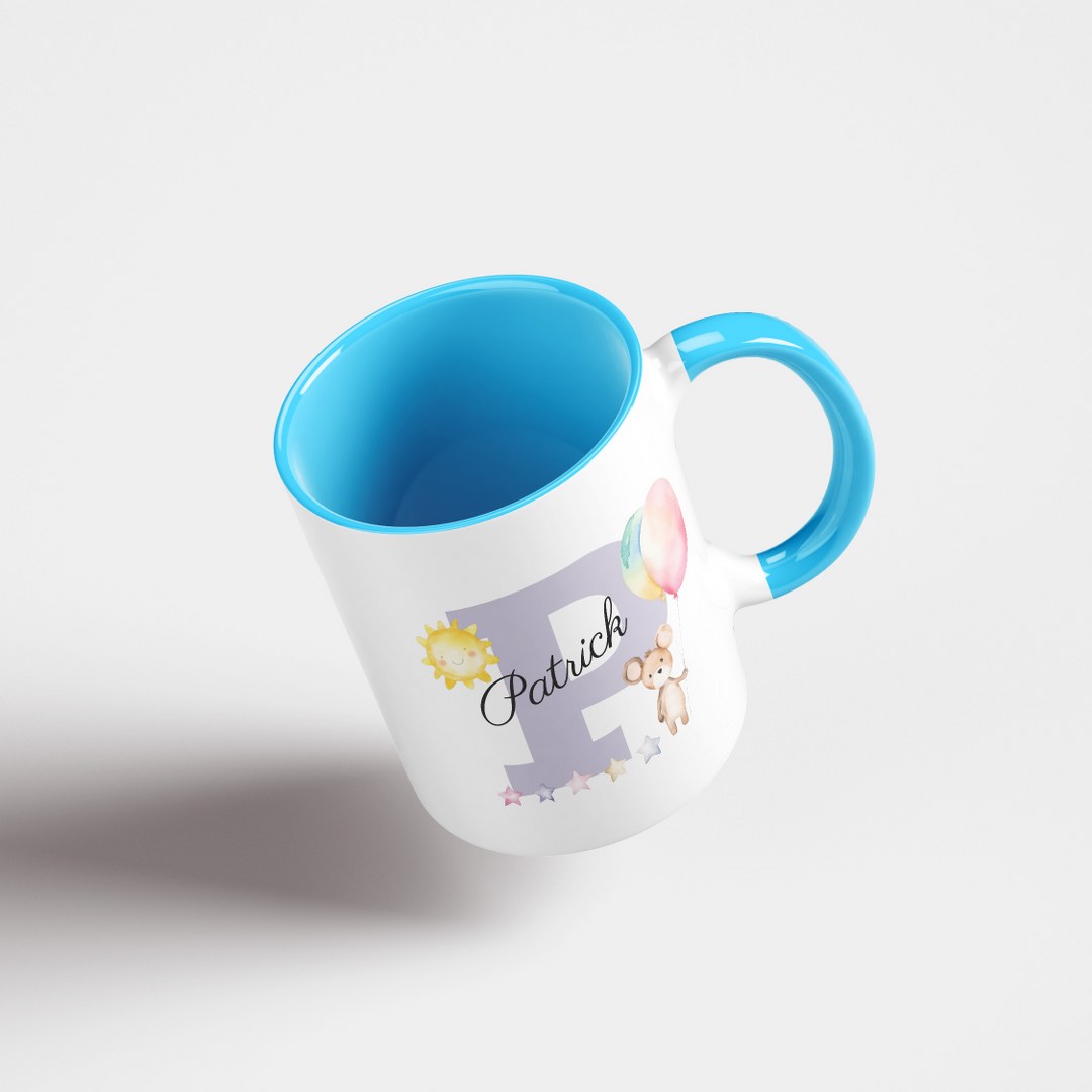 Personalisierte Tasse mit Namen und Buchstaben –Persönliches Geschenk für Jungen – Bild 11