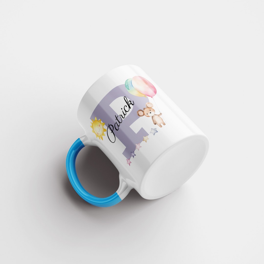Personalisierte Tasse mit Namen und Buchstaben –Persönliches Geschenk für Jungen – Bild 12