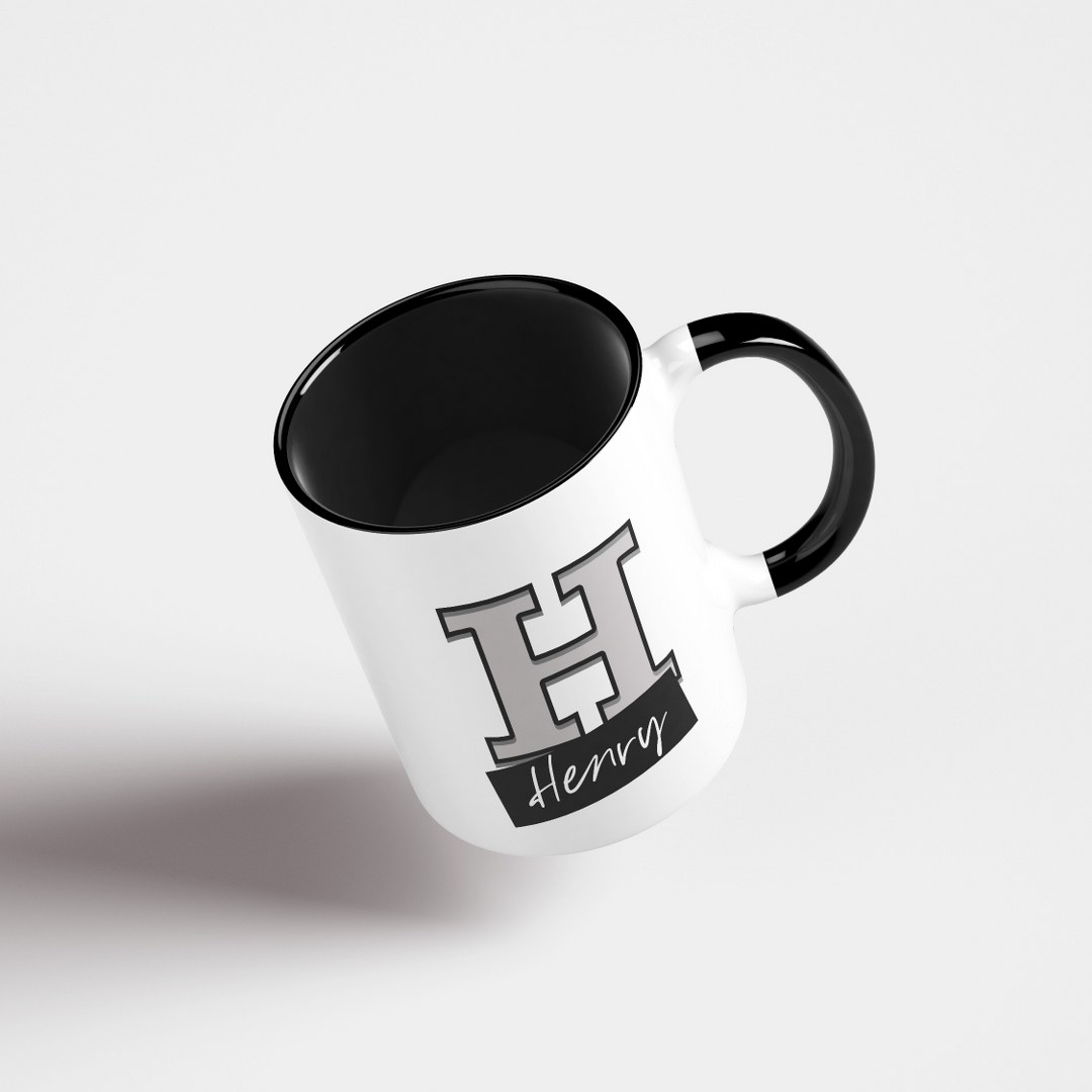 Personalisierte Tasse mit Namen und Buchstaben – Stilvolles Geschenk für Männer – Bild 8