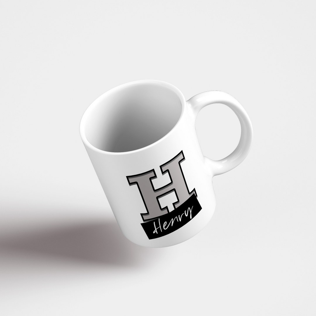 Personalisierte Tasse mit Namen und Buchstaben – Stilvolles Geschenk für Männer – Bild 5