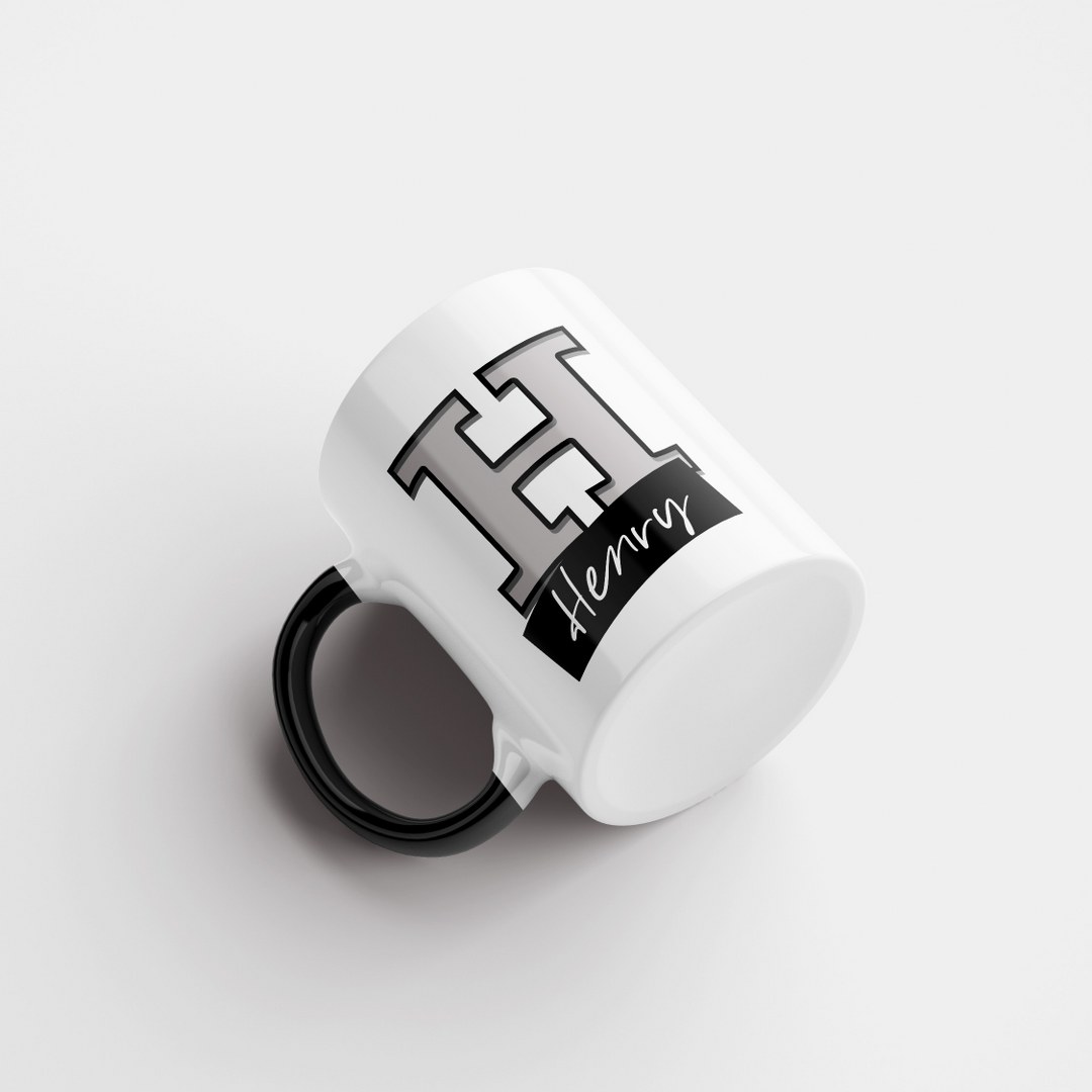 Personalisierte Tasse mit Namen und Buchstaben – Stilvolles Geschenk für Männer – Bild 9