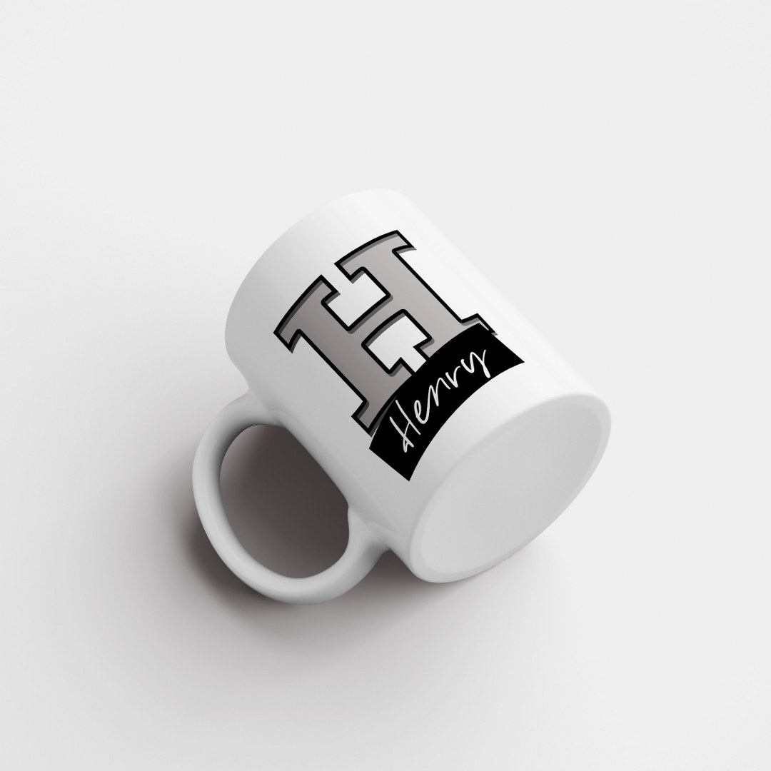 Personalisierte Tasse mit Namen und Buchstaben – Stilvolles Geschenk für Männer – Bild 6