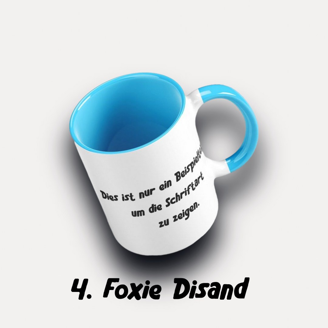 Farbige Tasse mit Ihrem Text – personalisierte Tasse – 6 Farben – stilvolles Geschenk – Bild 11