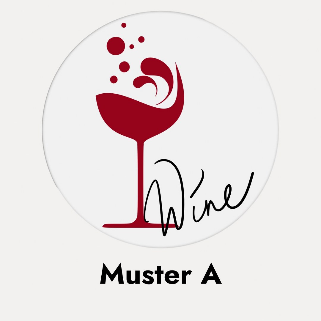 Runde Untersetzer – Drink | Cocktail | Beer | Wine – stilvolle Glasuntersetzer für Getränke – wählbar 1–4 Stück – Bild 2