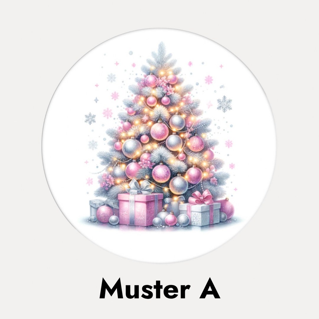Tassen und Glasuntersetzer – Weihnachtsmotive – stilvolle Untersetzer mit Tannenbäumen – individuell wählbar & kombinierbar – 1–4 Stück – Bild 2