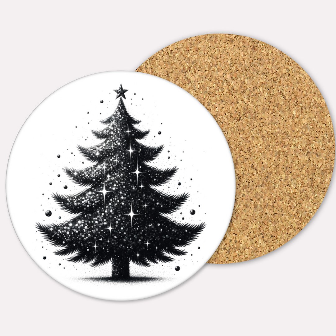 Tassen und Glasuntersetzer – Weihnachtsmotive – stilvolle Untersetzer mit Tannenbäumen – individuell wählbar & kombinierbar – 1–4 Stück – Bild 13