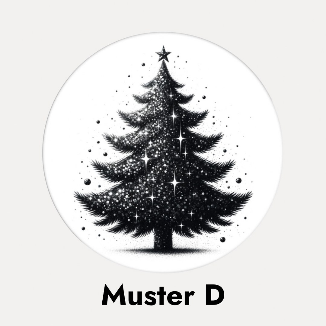 Tassen und Glasuntersetzer – Weihnachtsmotive – stilvolle Untersetzer mit Tannenbäumen – individuell wählbar & kombinierbar – 1–4 Stück – Bild 11
