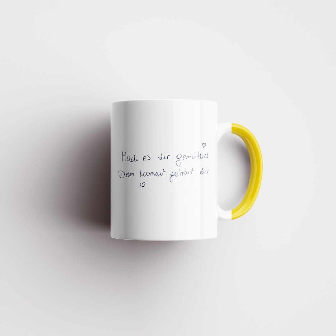 Personalisierte Tasse mit Ihrer Handschrift – in vielen Farbvarianten erhältlich – Bild 5