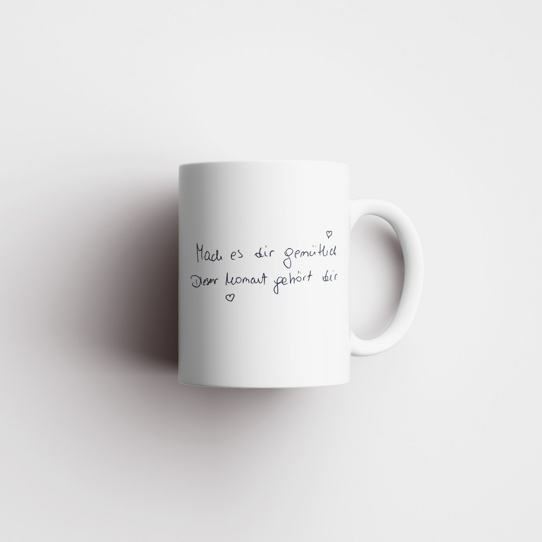 Personalisierte Tasse mit Ihrer Handschrift – in vielen Farbvarianten erhältlich – Bild 2