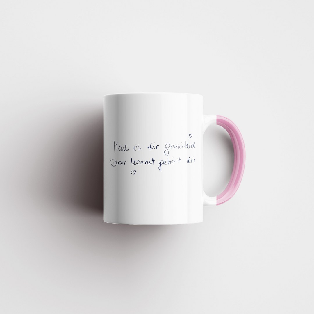 Personalisierte Tasse mit Ihrer Handschrift – in vielen Farbvarianten erhältlich – Bild 7