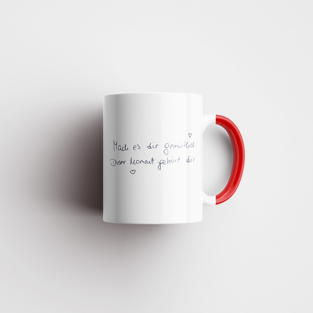 Personalisierte Tasse mit Ihrer Handschrift – in vielen Farbvarianten erhältlich – Bild 8