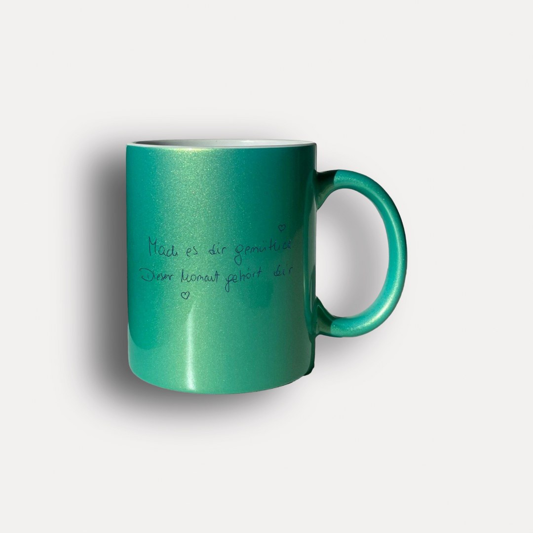 Personalisierte Tasse mit Ihrer Handschrift – in vielen Farbvarianten erhältlich – Bild 11