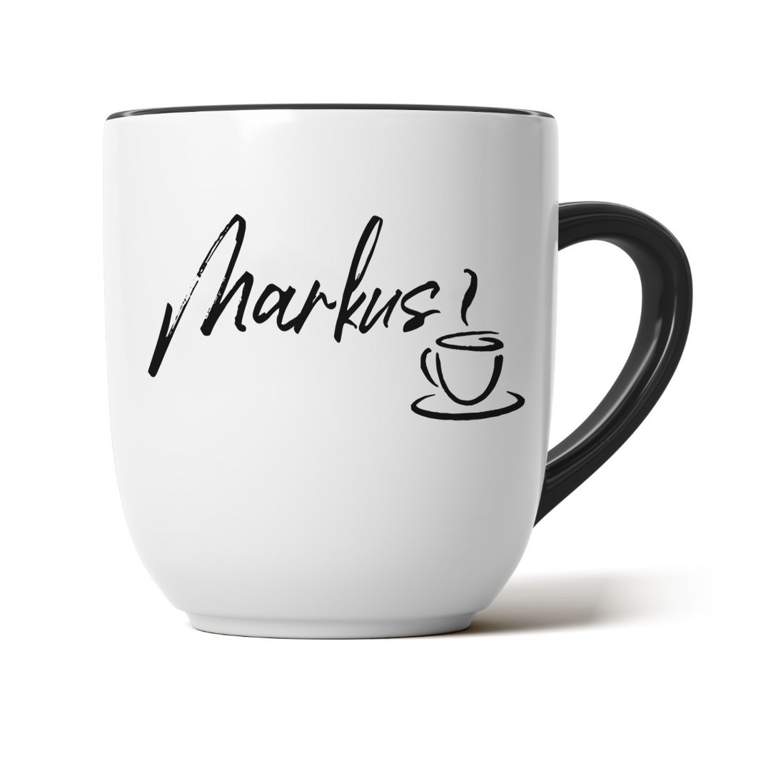 Personalisierte Tasse mit Namen und Kaffee-Motiv – Geschenk für Kaffeeliebhaber – Bild 7