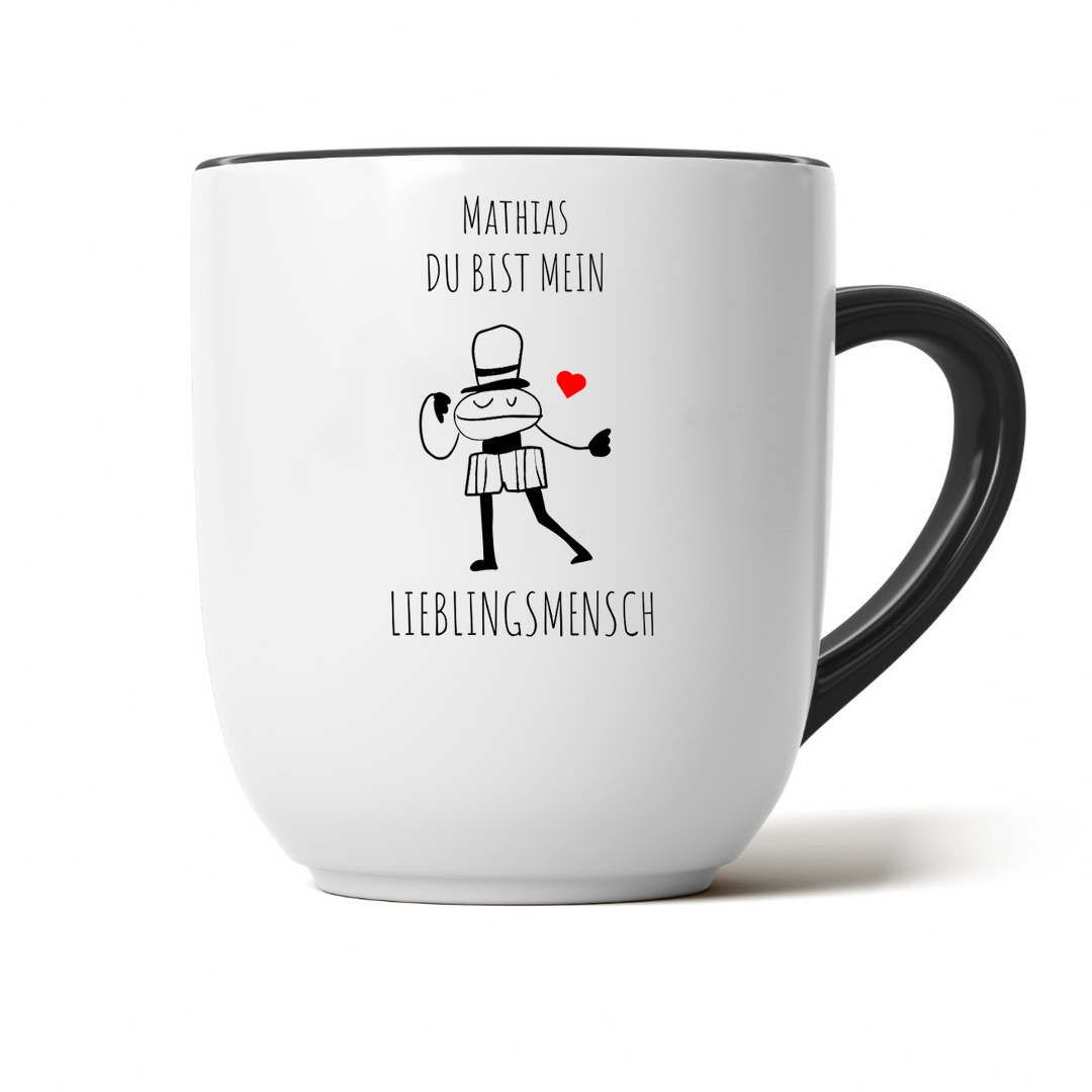 Personalisierte Tasse „Lieblingsmensch“ mit Namen – Humorvolle Geschenkidee – Bild 3