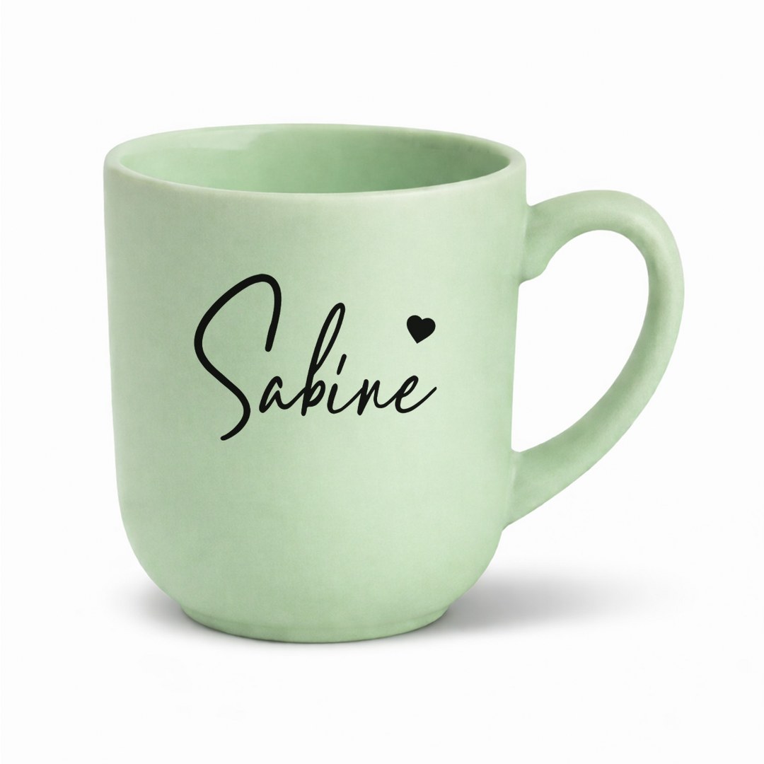 Personalisierte Tasse mit Namen und Herz – Geschenk für Mama, Schwester oder Freundin – Bild 7