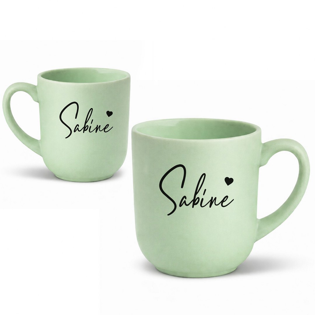 Personalisierte Tasse mit Namen und Herz – Geschenk für Mama, Schwester oder Freundin – Bild 5