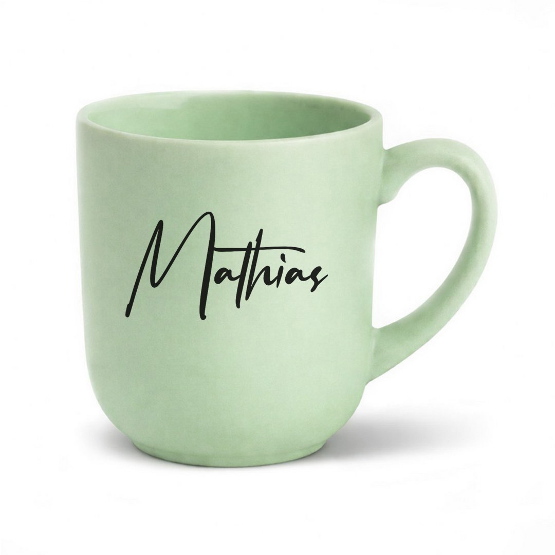 Personalisierte Tasse mit Namen und Hobby-Motiv – Matte Kaffeetasse als Geschenkidee – Bild 10