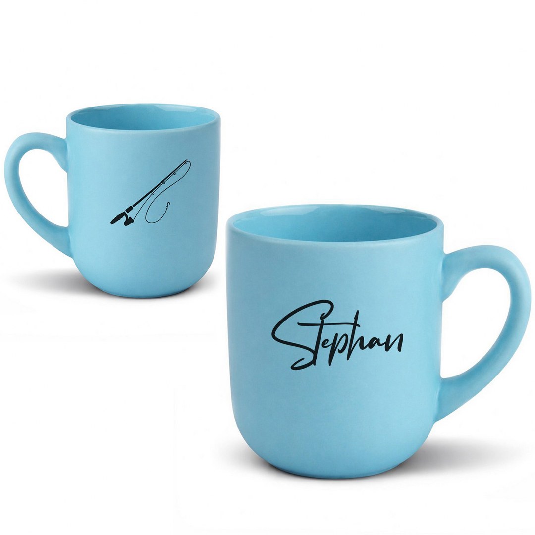 Personalisierte Tasse mit Namen und Hobby-Motiv – Matte Kaffeetasse als Geschenkidee – Bild 17