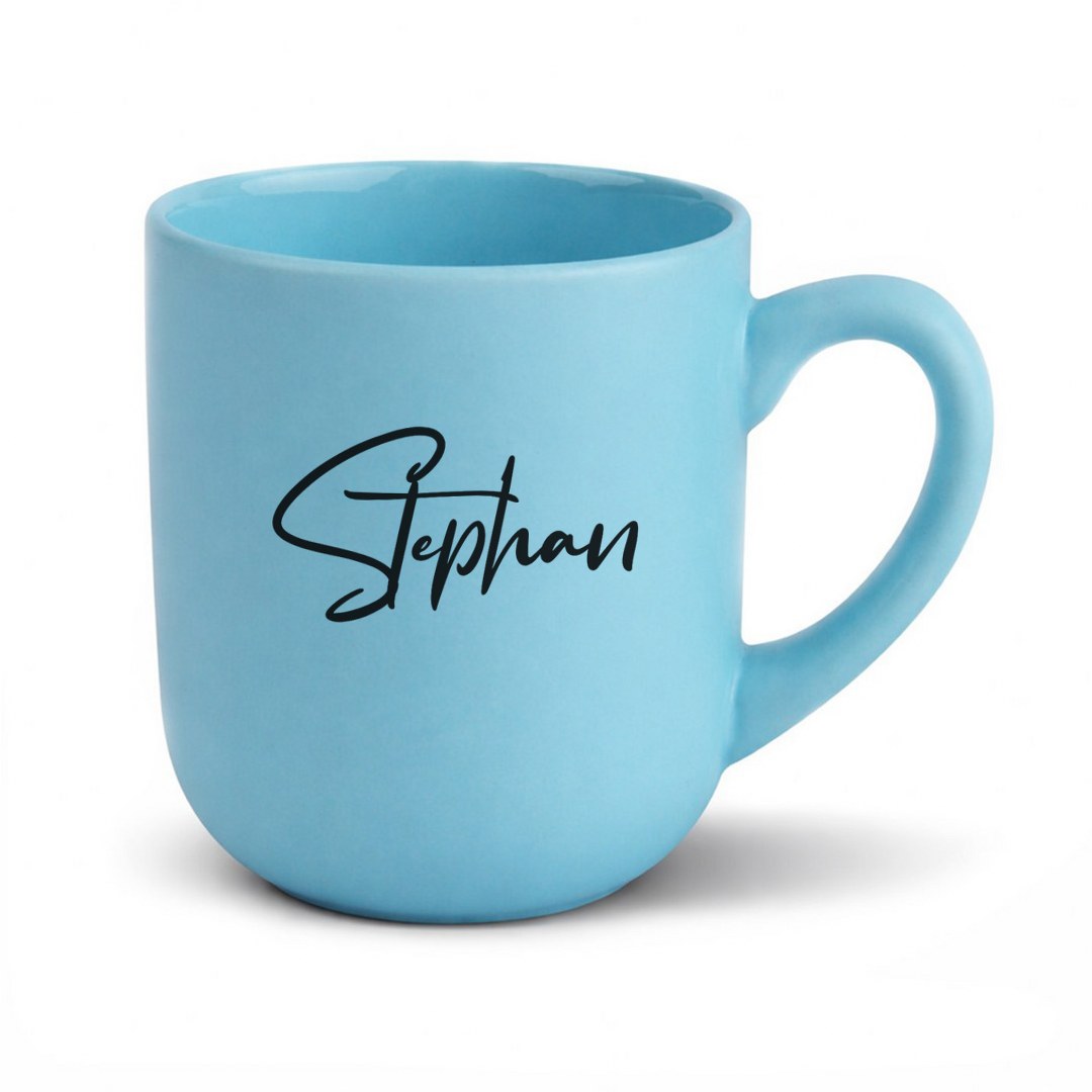 Personalisierte Tasse mit Namen und Hobby-Motiv – Matte Kaffeetasse als Geschenkidee – Bild 19