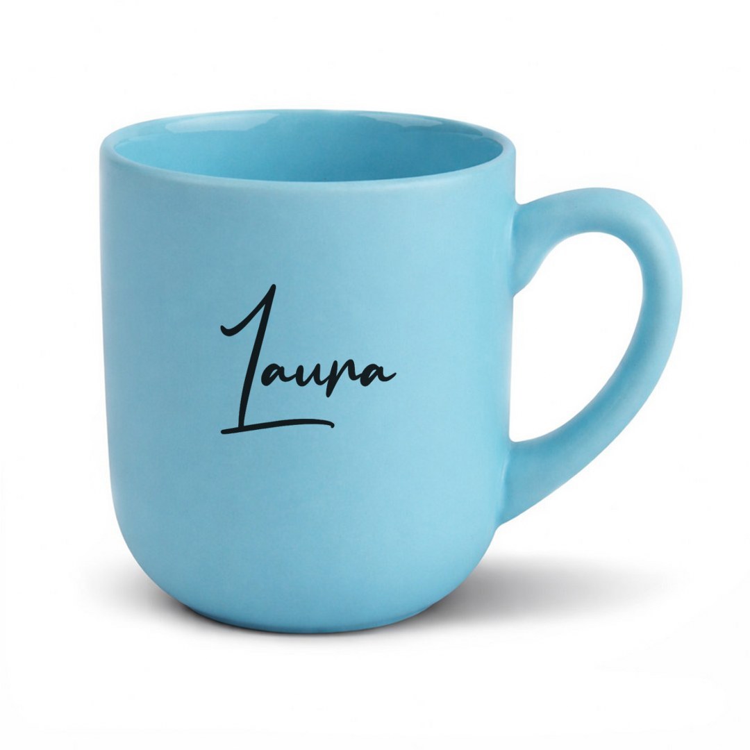 Personalisierte Tasse mit Namen und Hobby-Motiv – Matte Kaffeetasse als Geschenkidee – Bild 4